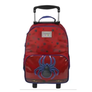 Mochila com Rodinhas Homem-Aranha