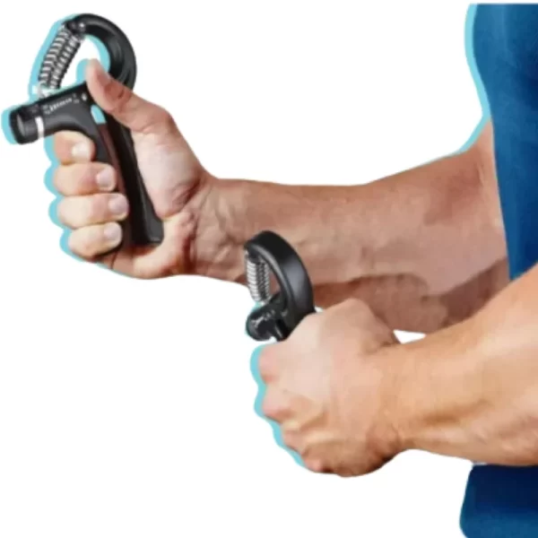Hand Grip Flexor De Punho Com Mola Ajustável Antebraço Mãos - Imagem 4