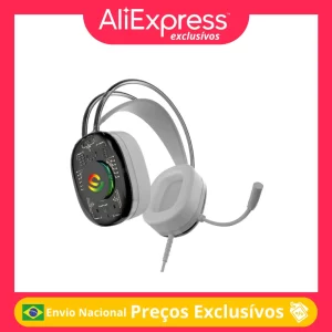 Headset Gamer RGB Onistek FN639 com Microfone