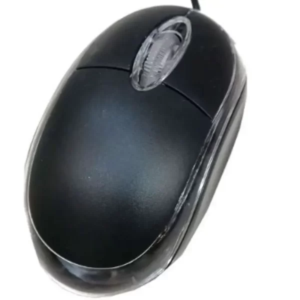 Mouse USB ótico com led mini Preto com Fio - Imagem 6