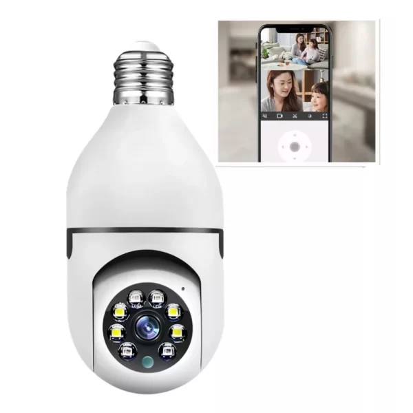 Câmera Ip Lâmpada Smart Wi-Fi Full Hd Visão Noturna Yoosee - Interna - Imagem 4
