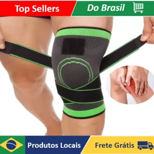 Joelheira de Compressão Articulada com Cintas Cruzadas