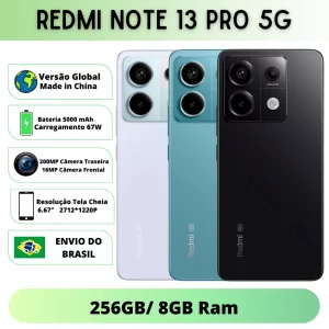 Xiaomi Redmi Note 13 Pro 5G - Smartphone Potente e Versátil