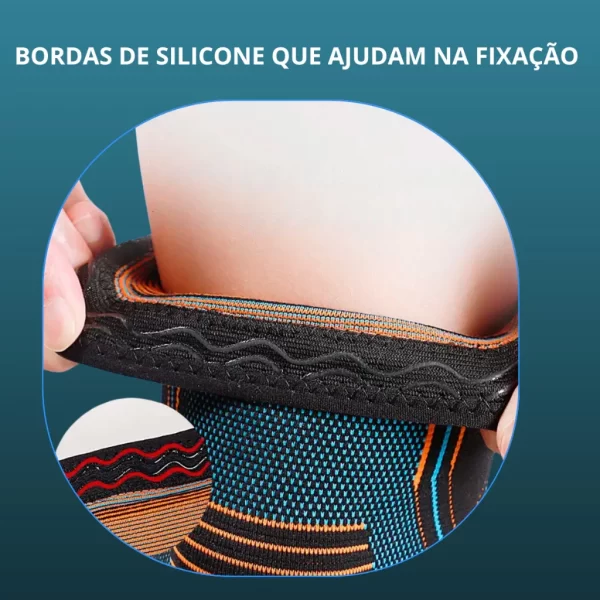 Joelheira Compressão para Joelho e para Exercícios Reforçado - Imagem 2