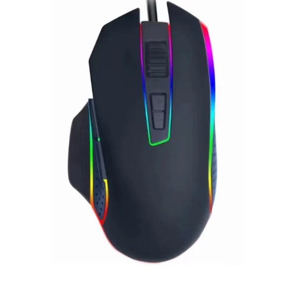 Mouse Gamer Com Fio Led RGB com Botões Laterais 4800DPI Para Jogar Gamming Rato Mouse Ergonômico PC Computador Gamer - Imagem 4