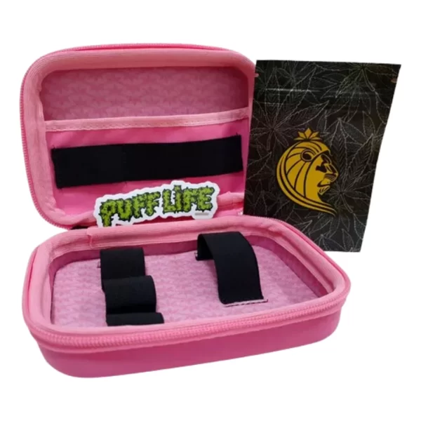 Kit Puff Life para Puff Life, Case Classic, Grande Colors, Estojo, Especial-Ziper, Divisivo - Imagem 5