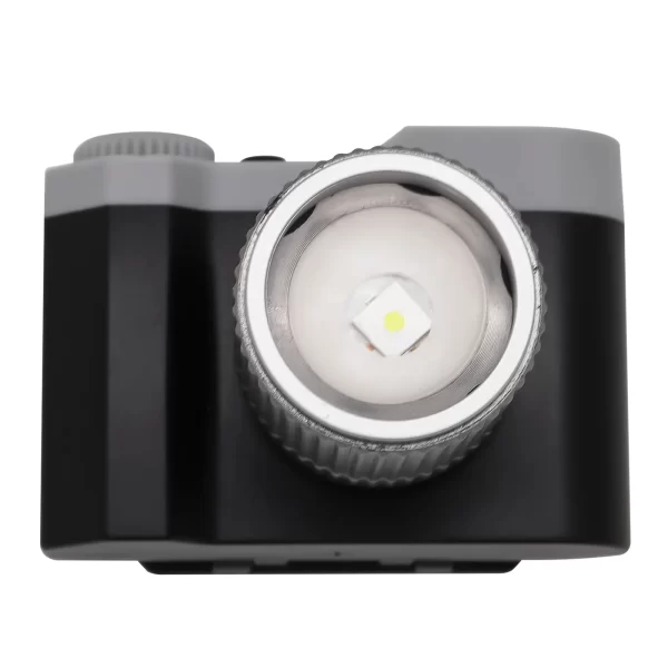 Lanterna De Cabeça Led Recarregável Modelo Câmera Zoom Wh818 - Imagem 2