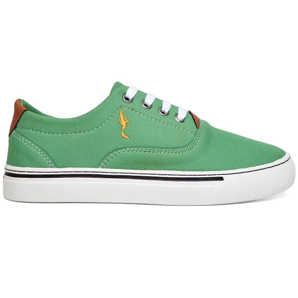 Tênis Feminino Old School Sola Baixa Confortável Polo Blu Verde do 33 ao 40 - Imagem 4