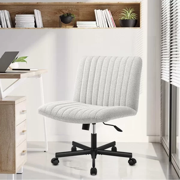 Cadeira giratória Python Fly, design com assento largo, cadeira de algodão para escritório em casa, envio do Brasil - Imagem 2