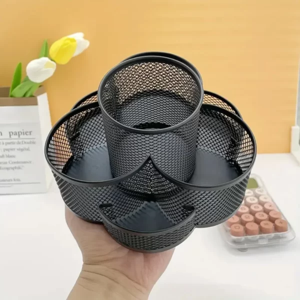 Estojo de lápis rotativo para Office Home School e alunos, organize sua mesa, estojo perfeito, 360° Grande Capacidade Pen Bag - Imagem 2