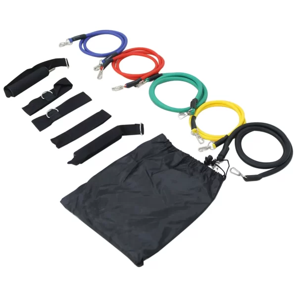 Kit Elástico Extensor para Treino Funcional em Casa - Imagem 5
