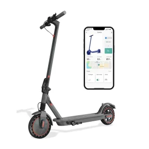 HQS-H1 Patinete Elétrico 8.5" 350W Dobrável, Velocidade 25Km/h Autonomia 35Km App Bluetooth