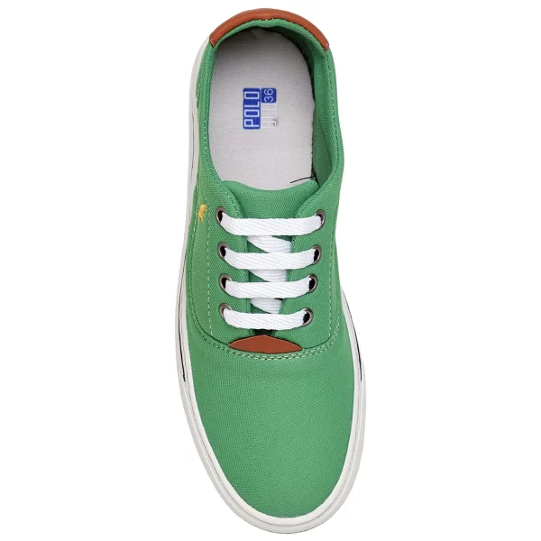 Tênis Feminino Old School Sola Baixa Confortável Polo Blu Verde do 33 ao 40 - Imagem 3