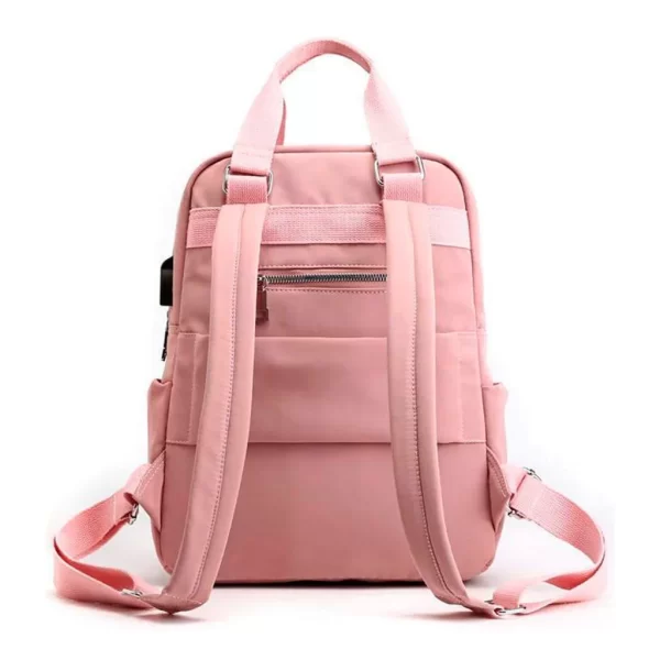 Mochila Bolsa Feminina Executiva Notebook Reforçada Usb Leve - Imagem 2