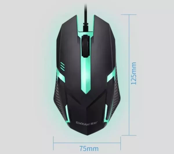 Kit Teclado e Mouse Gamer RGB Semi Mecânico, 3200 DPI, Multimídia M300: Periférico de Computador com Envio para Todo o Brasil - Imagem 4