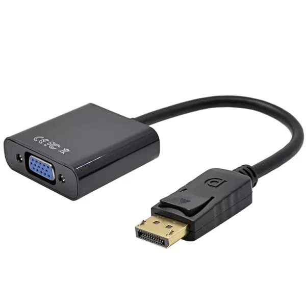 Cabo Adaptador Conversor DisplayPort para VGA Ultra Resistente Alta Qualidade Ideal para PC Monitor Projetor TV Uso Prático - Imagem 2