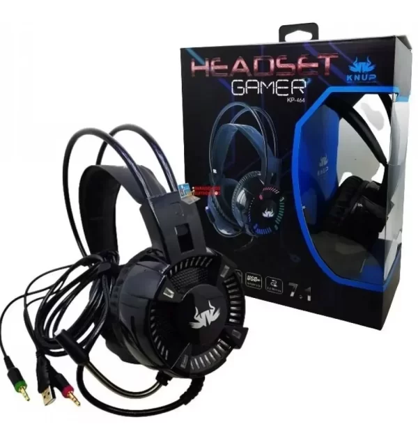 Fone de Ouvido Gamer Headset Para PC PS4 PS3 Xbox One e Celular Som Surround Microfone de Alta Qualidade Confortável e Ideal - Imagem 3