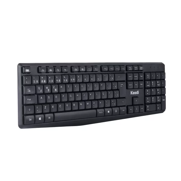 Kit Teclado e Mouse sem fio, Sem Fio, 2.4Ghz, Keedi TEC807 - Imagem 2