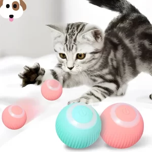 Gato Bola Brinquedo Elétrico Automático Rotação USB