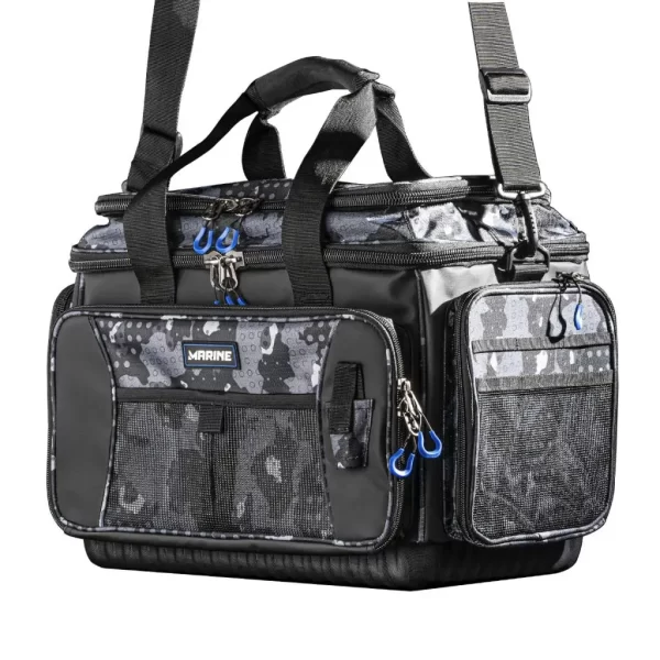 Bolsa/Calxa de Pesca Marine M-BP25C com 5 Estojos Inclusos 30cm x 50cm x 30cm - Imagem 2
