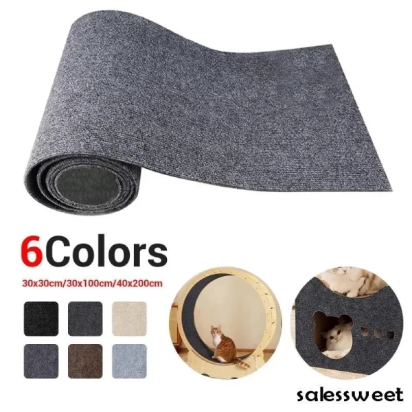 Arranhador Adesivo estilo Tapete De Proteção Para Sofá Anti-Riscos de Gato 1,00 x 30 cm