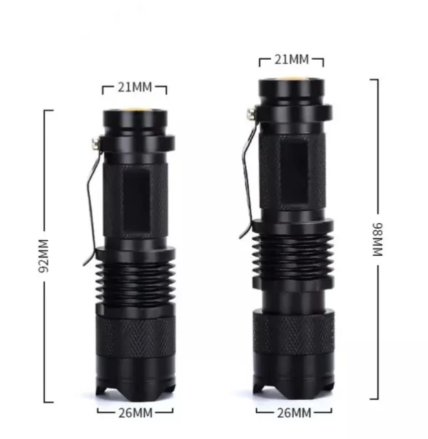 Mini Lanterna Portatil Brilhante Multi-função com Luzes de Led Táticas De Campo Carregamento via USB Entrega para Todo o Brasil - Imagem 5