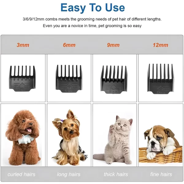 Máquina Para Tosar Cachorro Profissional Pet De Corte Cabelo Tosador de Cães Pet - Imagem 4