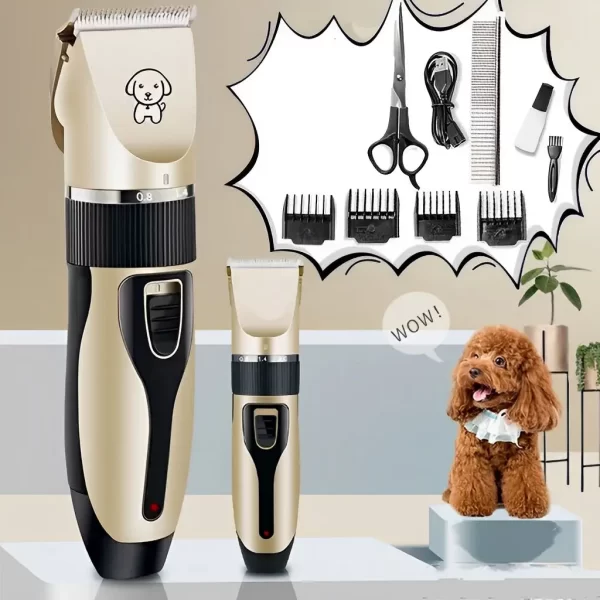 Máquina Para Tosar Cachorro Profissional Pet De Corte Cabelo Tosador de Cães Pet - Imagem 2