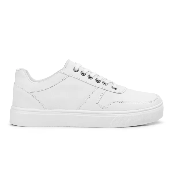 Tenis Sapatenis Masculino Moda Casual King Branco Sola Alta Confortável Luxo Trabalho Enfermeiro Barato - Imagem 4