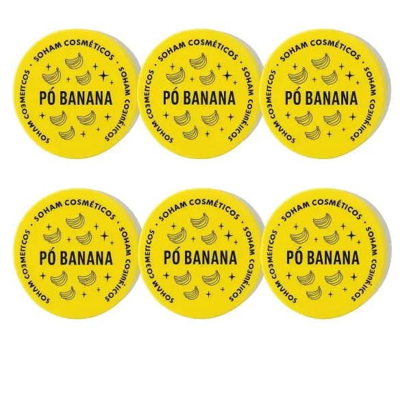 Kit c/ 6 Pó Facial Banana Solto