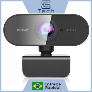 Webcam 1080p com Microfone Embutido para Computador