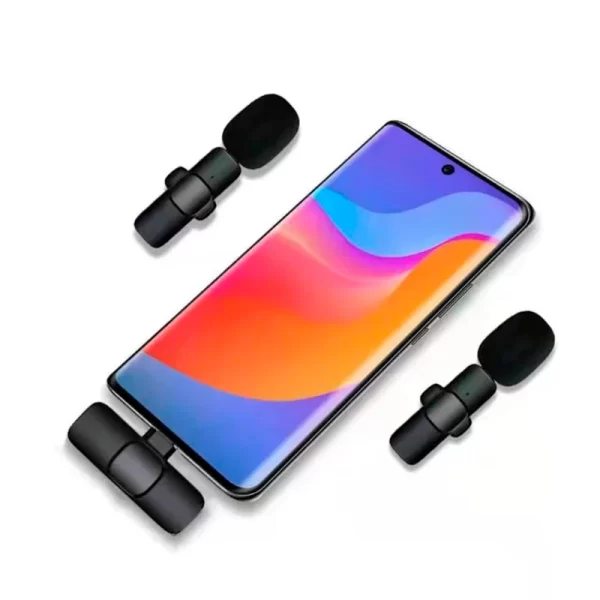 Microfone Lapela Sem Fio Plug and Play P Android - Imagem 2