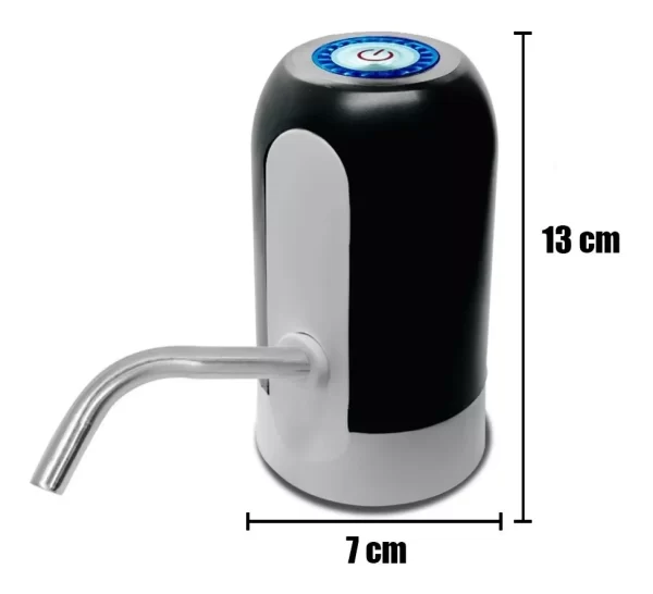 Bomba Elétrica Recarregável para Garrafão e Galão de Água Prática e Eficiente Ideal para Uso Doméstico e Escritórios Facilitador - Imagem 5
