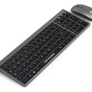 Kit Teclado e Mouse Bluetooth Sem Fio Recarregável ABNT2