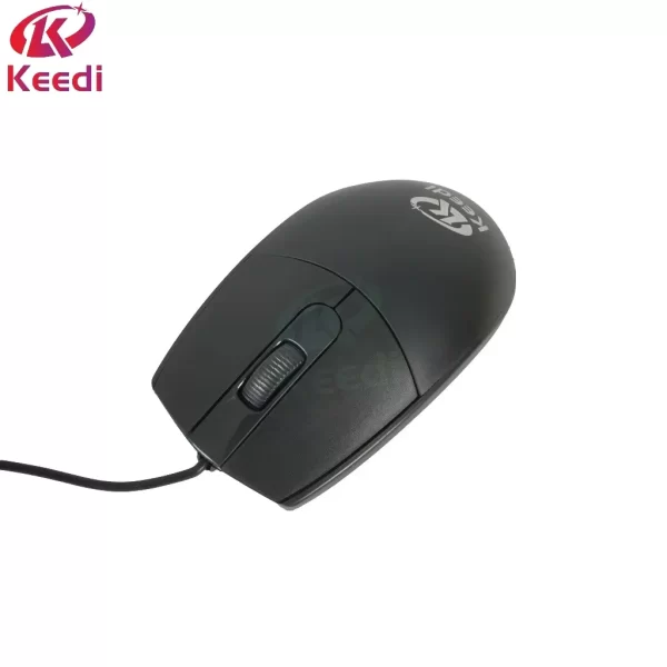 Mouse Com Fio Ergonômico Usb Keedi Mou900 1200Dpi Computador Notebook Pc Trabalho Escritório Silencioso Confortável Barato e Bom - Imagem 3