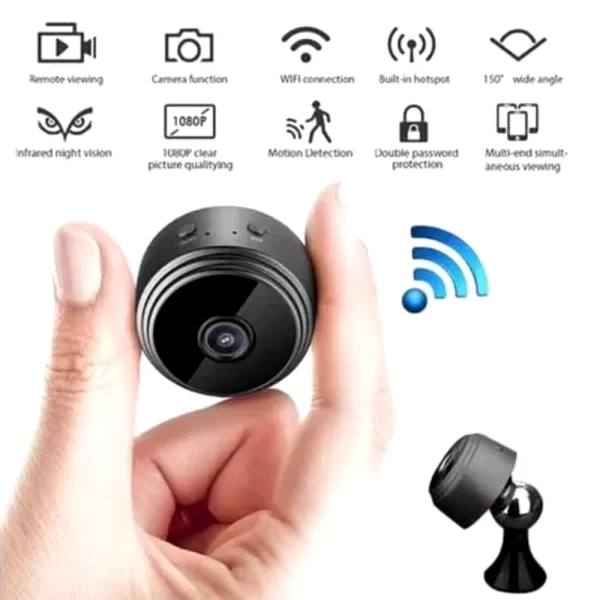 Mini Câmera A9 Original Sem fio 1080p Espiã Monitoramento Segurança Visão Noturna - Imagem 5