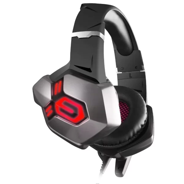 Fone de Ouvido Gamer Headset Knup KP-FN600 PC PS4 Xbox Som Envolvente Confortável Microfone Ajustável Gamer PC Computador Áudio