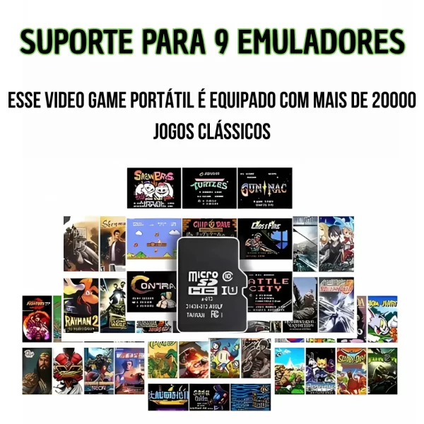 Videogame Stick 4K 20000 Jogos Retro Classicos + 2 Controles Sem Fio ; Console Emulador Portatil 64 GB - Imagem 6