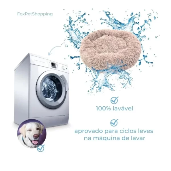 Caminha Pet luxo nuvem TAMANHO P cama sofá cesta diversão lavável, removível,longo luxe pelúcia ao ar livre grande cachorro - Imagem 4