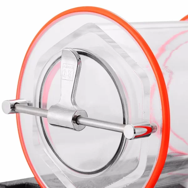 Phyhoo kt2000 5kg copo rotativo jóias polidor grânulo superfície mais limpo tambor polimento máquina finalizador com temporizador para chanfrar - Imagem 6