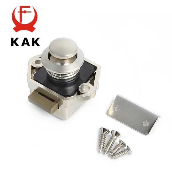 Kak 20 peças rv bloqueio push lock para campista carro rv iate push fechaduras móveis armário fechadura da porta ferragem criança segurança gaveta bloqueio - Imagem 6