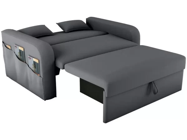 Sofá-cama 2 Lugares Casal Veludo Matrix Lady Dai - Imagem 3