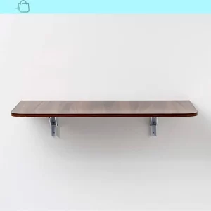 Mesa Dobrável de Parede Bemfixa Castanho 80x41cm