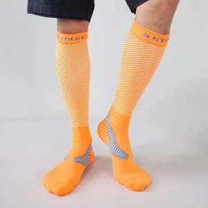 Kit de 4 Pares de Meias de Compressão Masculina para Esportes