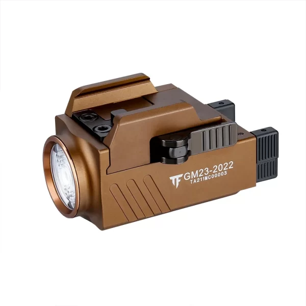 Trustfire GM23 Tático Led Lanterna 800LM Trilho Montado USB Recarregável Luz Arma de Liberação Rápida para Taurus Glock 17 19 TX2