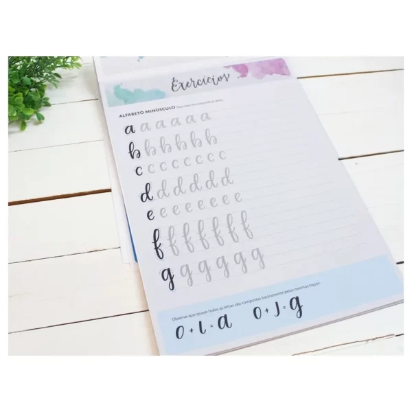 Bloco De Exercicios Para Lettering A4 Cis - Imagem 3