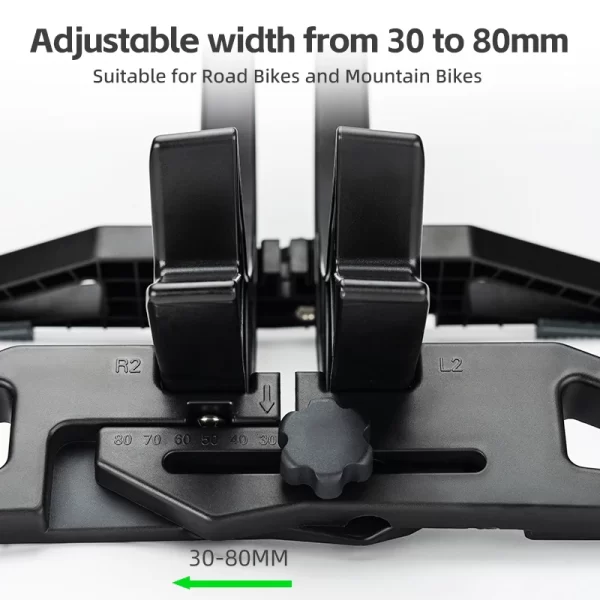 Rockbros rack de estacionamento para bicicleta, suporte de armazenamento ajustável interno para bicicleta, suporte para manutenção de bicicleta de estrada e montanha - Imagem 4