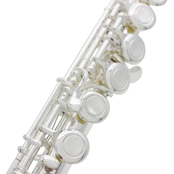 SLADE Prata 16 Buracos C Tom Flauta E Chave Instrumento de Sopro Niquelado Prata Cuproníquel Tubo Flauta Envio do Brasil - Imagem 2