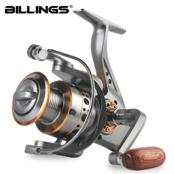BILLINGS DC 1000 ~ 7000 Series, relação de engrenagem 5.2:1, arrasto máximo de 26LB, carretel de metal CNC, carretel de pesca giratório, para água doce e salgada
