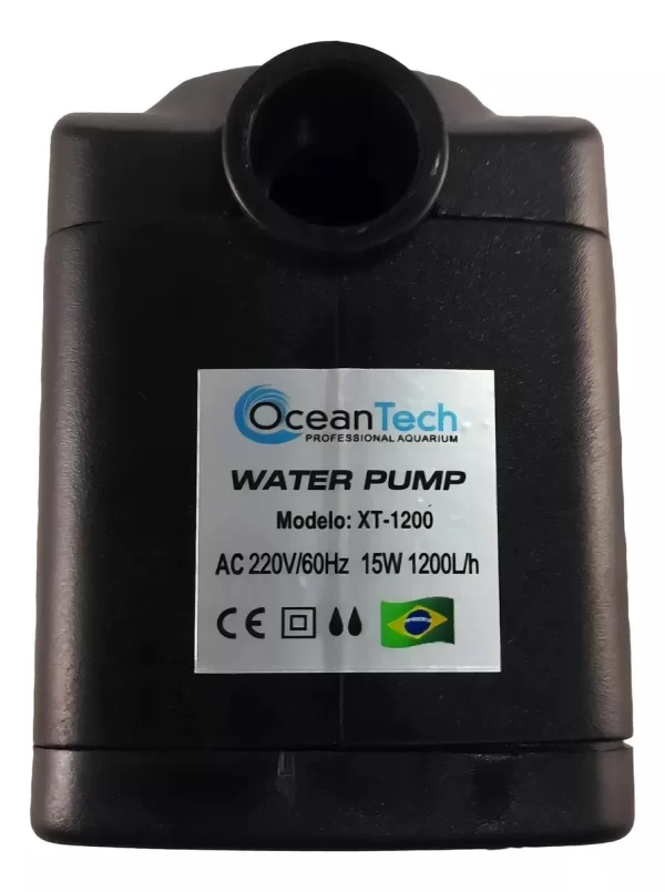 Bomba Submersa 1200l/h Lagos Aquários Fontes Ocean Tech 220V - Imagem 3